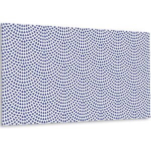 Tulup PVC Wandpaneel - Druppels Water Vinyl Wandpaneel - 100 cm x 50 cm - Blauw Wandbekleding Vinyl - 1 stuk - PVC Muurpaneel - Mozaïek Muurpaneel - Wandpaneel PVC - Plaktegels Keuken en Badkamer