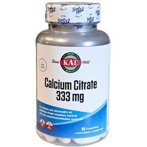 Kal - Calciumcitraat - 333 mg - 90 Tabletten