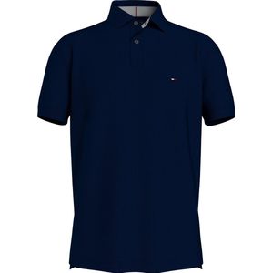 Tommy Hilfiger - Poloshirt Regular Donkerblauw - Regular-fit - Heren Poloshirt Maat XXL