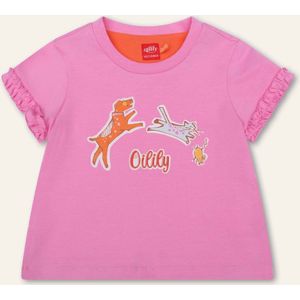 Oilily - Tummy s.sl. T-shirt - Roze - 104/4yr