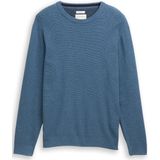 TOM TAILOR - Trui - Saffier - Knitwear - Lange Mouw
