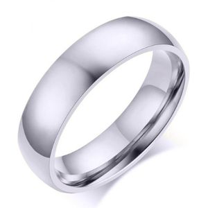 Victorious Ring Zilver Staal Heren en Dames – Maat 69 (22.3mm)