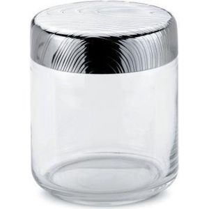 Alessi Veneer voorraaddoos D10.5cm H16cm inox