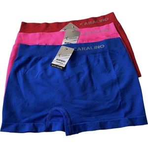 Dames Hoge Boxershort - Naadloos - Microfiber 3 pack in 3 kleuren S/M 36-40