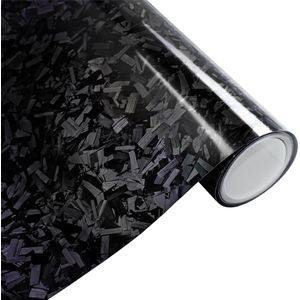 Forged Carbon - Car Wrapping Folie - Zwart - 152x200cm