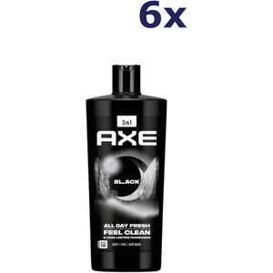 6x AXE Douchegel Black 700 ml