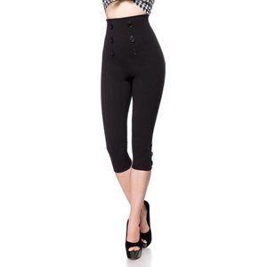 Belsira Capri broek -S- 50059 Zwart