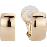 Traveller Clip Oorbellen - Oorclips Dames - Goudkleurig - Halve Oorringen 16 mm - 138020