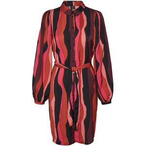 Vero Moda Jurk Vmelly Abk Dress Wvn Btq 10297669 Red Ochre/elly Dames Maat - XS