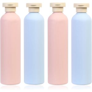 Navulbare reisflessen voor vloeistoffen - handig en compact - 4 stuks