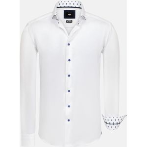 Overhemd Lange Mouw Cassio White Non-Iron Business