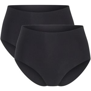 Beeren dames maxi slips Invisible - 2-pack Nel - maat S/M - zwart