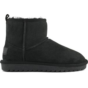 Colors of California - Hc.shear 01 - Winterlaarzen - Zwart - Nubuck - Schapenvacht voering