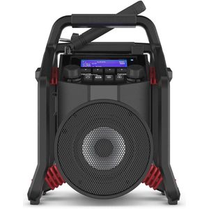 Bouwplaatsradio met DAB+, FM, AUX, Bluetooth en USB-oplaadfunctie