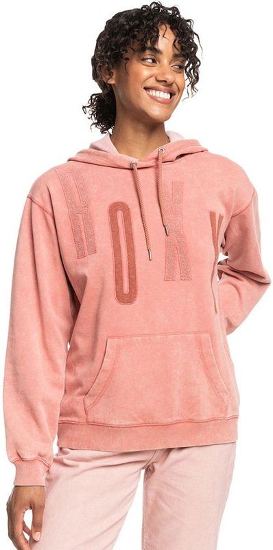 Roxy - Gonna Get Away - Sweatshirt - Oranje - Losse Pasvorm - Katoen Polyester Blend