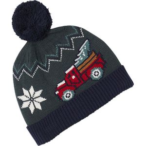 Kerstset - Jacquard Trui en Muts met Pompom - Jongens