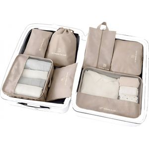 Packing Cubes Compressie set - 4 stuks - | Backpack Leasen voor Jouw Reis