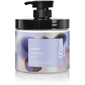 BHAVE - Intense Toning Masque Arctic 400ml - Haarmasker voor frisse, koele, arctische glas - Ideaal voor blond, grijs of geblondeerd haar