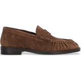 Alpe Bruin leren oxford loafers
