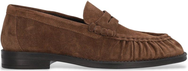 Alpe Bruin leren oxford loafers