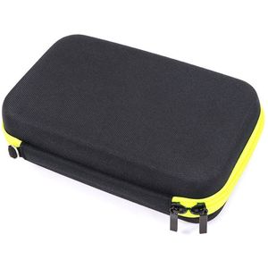 Harde EVA scheermeshoes voor Philips QP150/QP2520/90/70 - zwart en groene reishoes