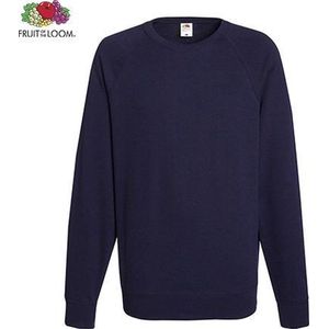 Fruit of the Loom sweater - ronde hals - maat M - heren - Kleur Royal