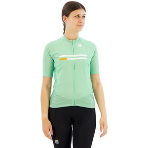 Sportful Joy Korte Mouw Wielertrui Groen XS Vrouw