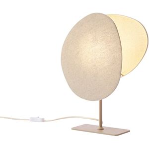 QAZQA - Organica - Tafellamp - Beige - 1 Lichts - H 44 cm