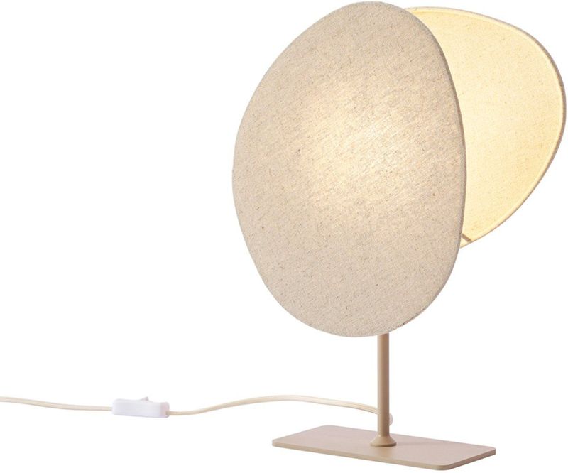 QAZQA - Organica - Tafellamp - Beige - 1 Lichts - H 44 cm