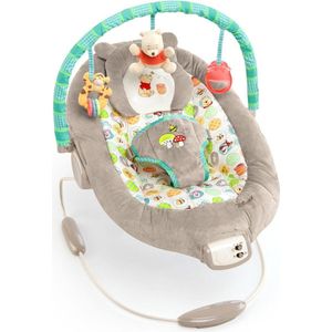 VELTRR® Elektrische Schommelstoel Baby - Baby Swing - Wipstoel Baby's met Speelboog - Grijs met Groen