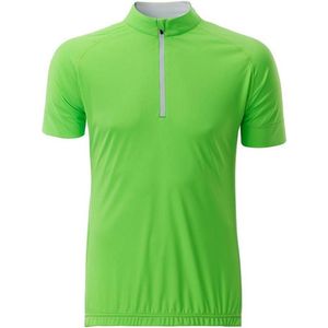 Fusible Systems - Heren James and Nicholson Half Zip Fietsshirt (Groen/Wit)