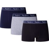 Pepe Jeans Pepe Solid Boxers 3 Eenheden Veelkleurig M Man