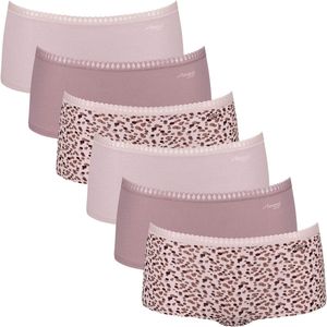 Sloggi - GO Crush Short C6P - Slips - Set van 6 - GOTS-gecertificeerd Biologisch Katoen