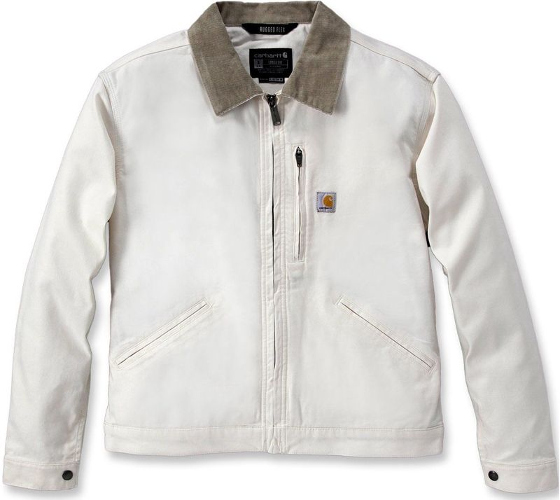 Carhartt - Rugged Flex Werkjas - Micro Sand Stretch Canvas - Zwart - 98% Katoen/2% Elasthan