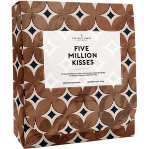 The Gift Label - Reis set voor hem - Five million kisses.