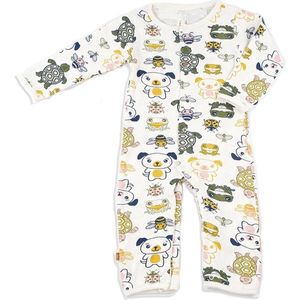 Frogs and Dogs - Boxpakje Friends Off - Wit - Maat 68 - Jongens, Meisjes