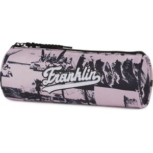 Etui Franklin & Marshall Girls roze 8x23x8 cm