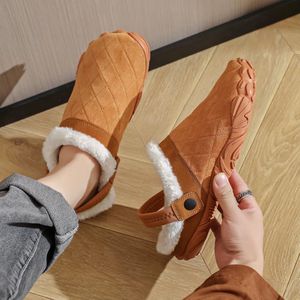 Warme Pantoffels Heren & Dames Maat 38 – Winter Slippers met Brede Teen – Katoenen Antislip Huissloffen voor Binnen en Slaapkamer – Comfortabele Thuis Slippers
