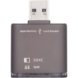 USB 3.0 Geheugenkaart & Sd-kaartlezer Adapter met Dual Port Writer voor Telefoons, Camera's en Laptops