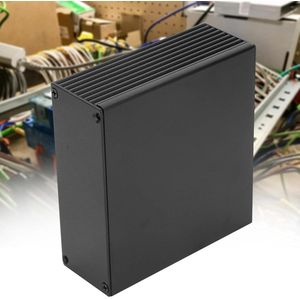 Aluminium Printplaat met Goede Warmteafvoer voor Elektronische Producten - Inclusief Behuizing en Schroevenset - Mat Zwart Design - 2 Schotten