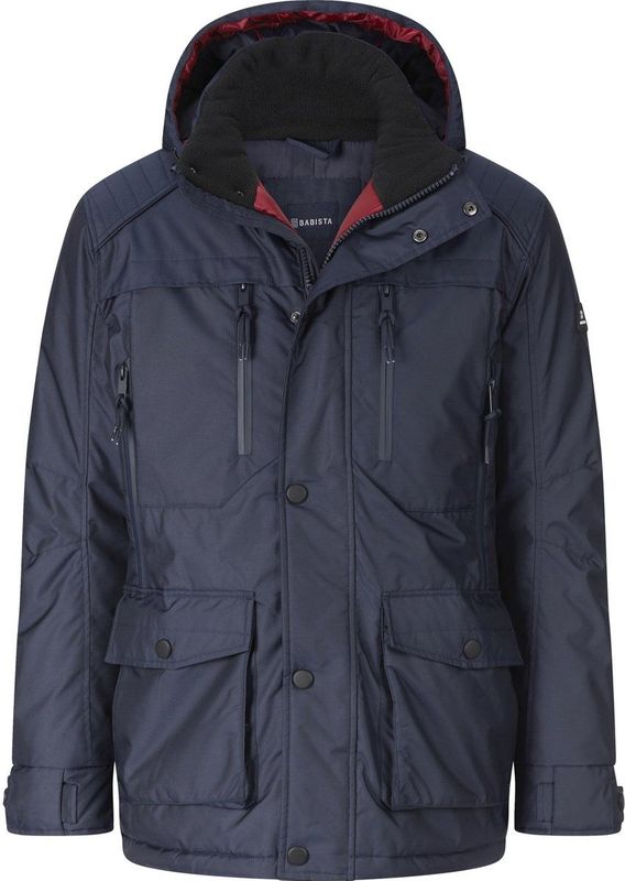 Parka PASSOBENTI - Donkerblauw - Winterjas - Met Afneembare Capuchon