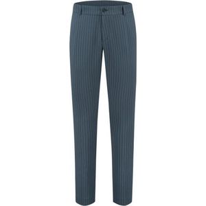 GENTS - Chino slim streep - Polyblend - Streep Blauw - Maat L/L