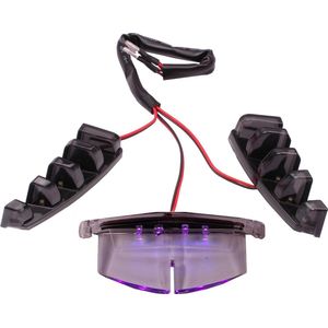 Verlichting Grill LED Paars | Piaggio Zip SPPaarse LED-verlichtingset 3-delig voor in voorkap (alleen SP-neus) | Piaggio Zip SP