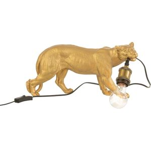J-Line tafellamp Poema - resine - goud - small