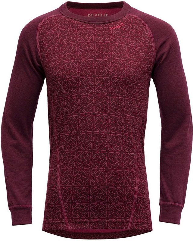 Devold Of Norway - Duo Active - Merino T-shirt - Rood - Lange Mouwen