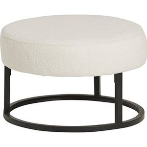 Poef Lola Ø50 cm - Alpine Ivory | Meubelplaats