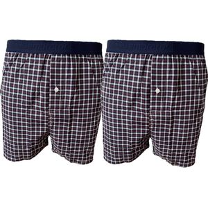 Embrator mannen Boxershorts 2-stuks geruit maat XL