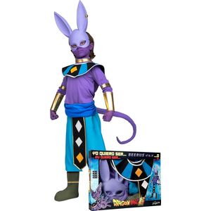 VIVING COSTUMES / JUINSA - Beerus Dragon Ball kostuum voor kinderen cadeauverpakking - 10-12 jaar