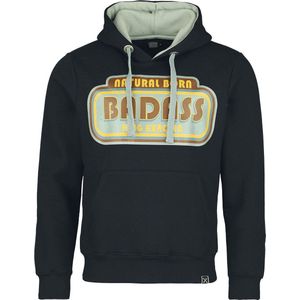 King Kerosin Badass Hoodie Heren Trui met capuchon - zwart - S