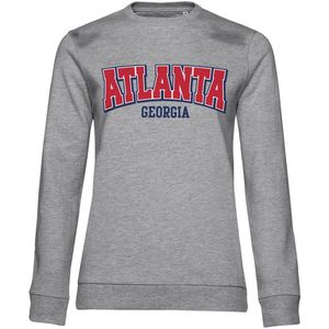 Hybris Atlanta Georgia Girly Sweatshirt Damen Heather-Grey-S